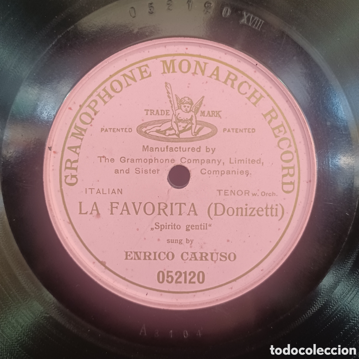 la favorita / enrico caruso - gramophone monarc - Buy Shellac records of  Classical Music