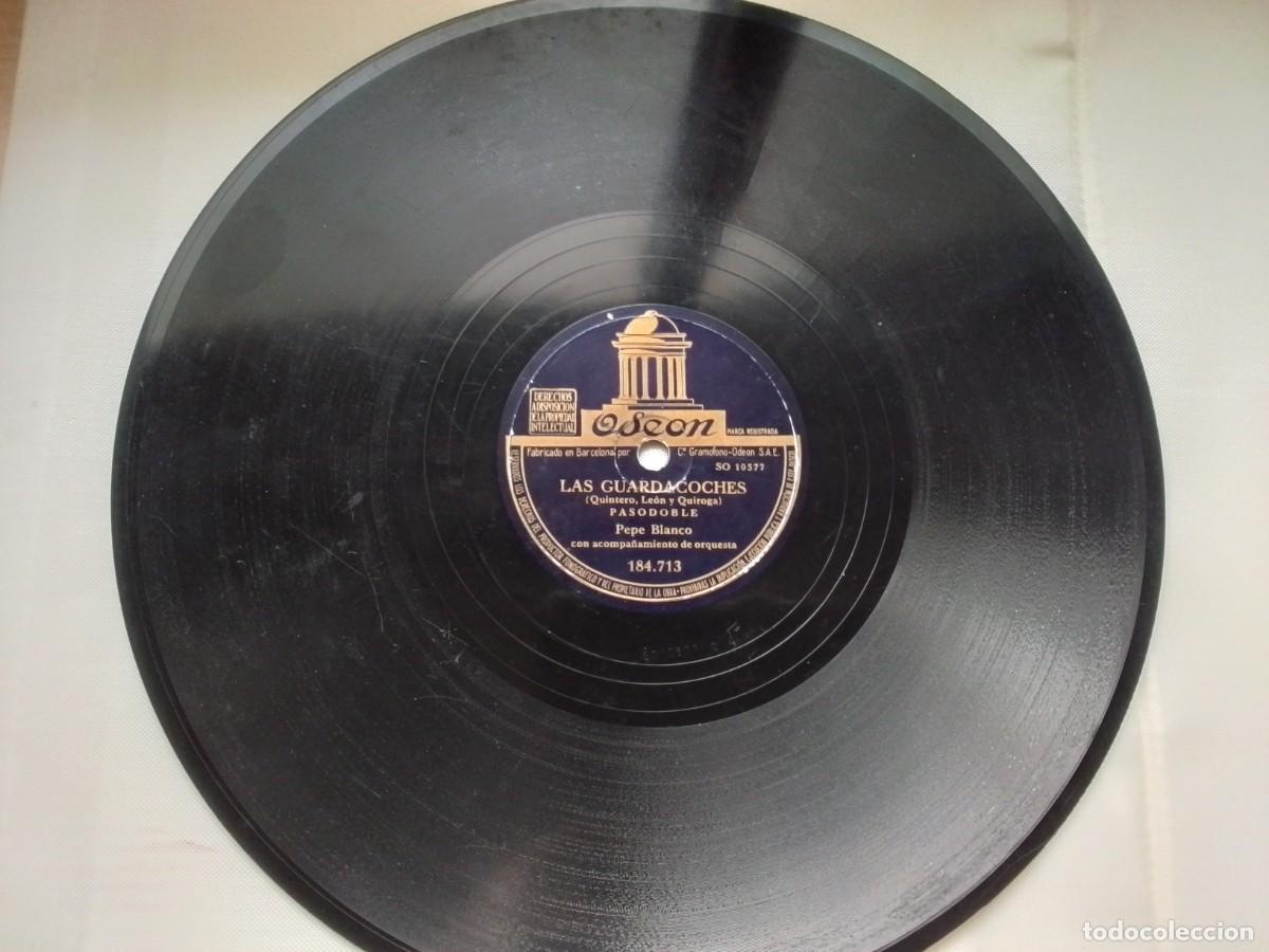 Discos de pizarra: Disco pizarra LAS GUARDACOCHES, PEPE blanco - Foto 1