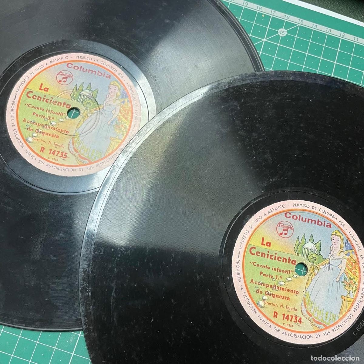 Discos de pizarra: Pizarra, La Cenicienta &rdquo;cuento infantil&rdquo; en dos discos - Foto 1