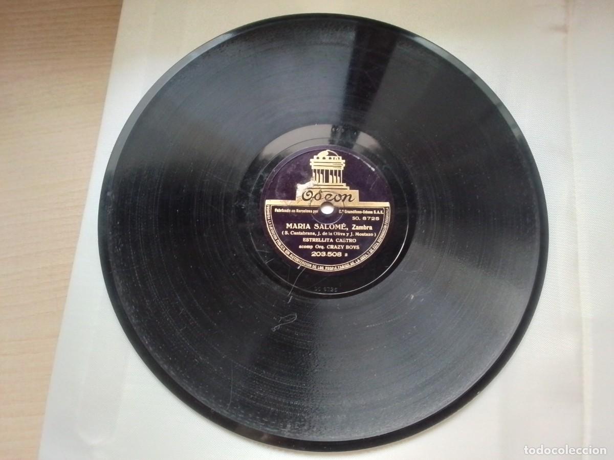Discos de pizarra: 2 Discos pizarra Estrellita Castro - Foto 2