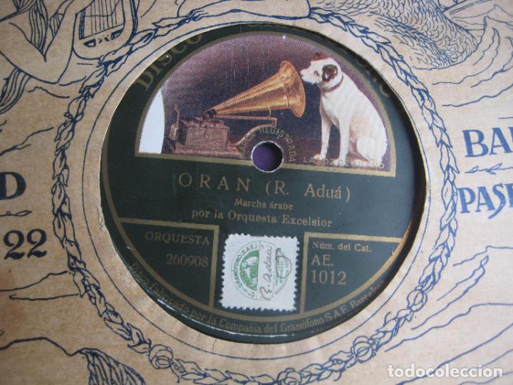 Discos de pizarra: orquesta excelsior - la java/ oran - PIZARRA LA VOZ DE SU AMO AE 1012 - MELODICA JAZZ POP - Foto 1