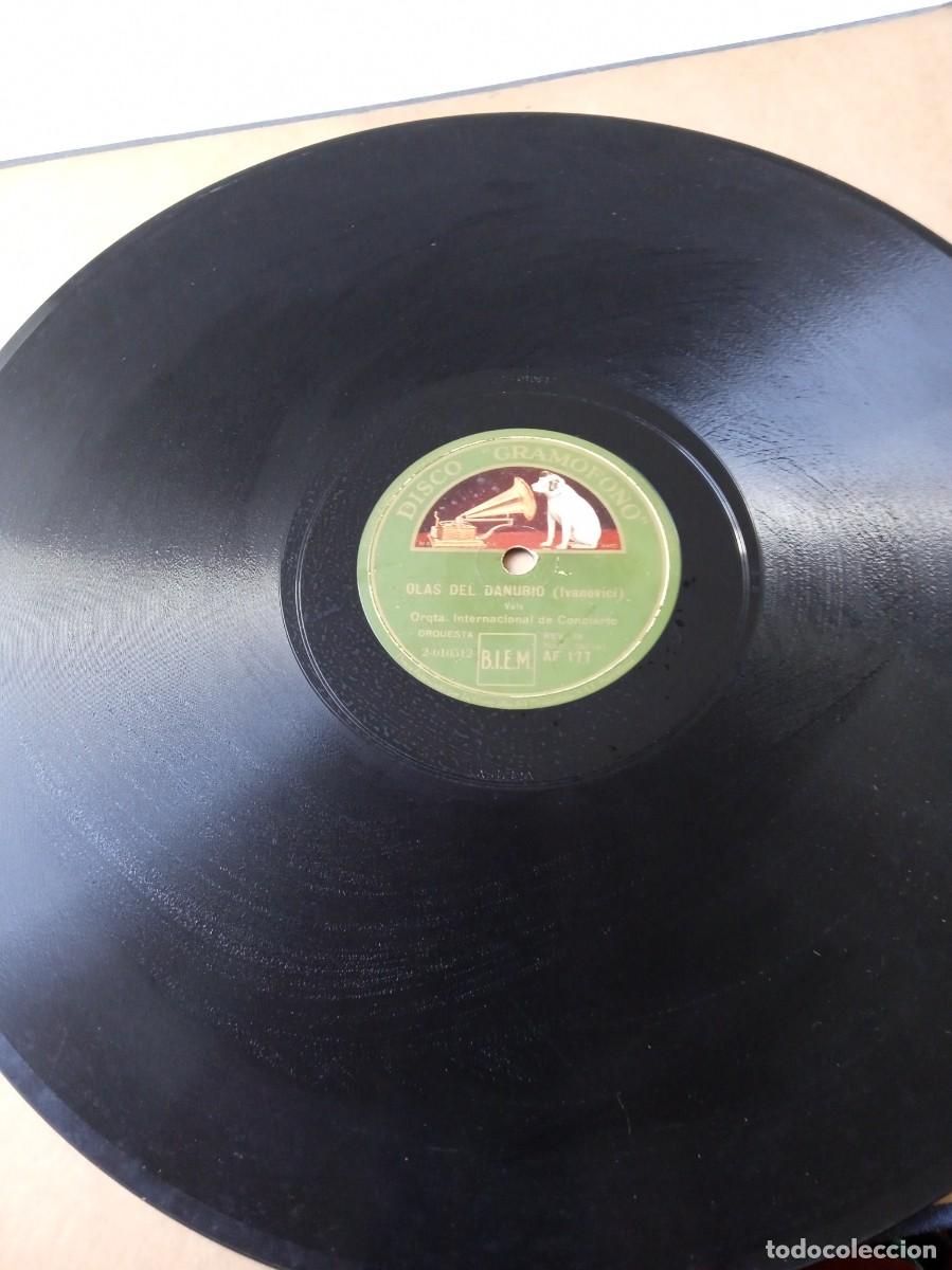 Discos de pizarra: ORQUESTA INTERNACIONAL DE CONCIERTO Sobre las olas / Olas del Danubio - Foto 5