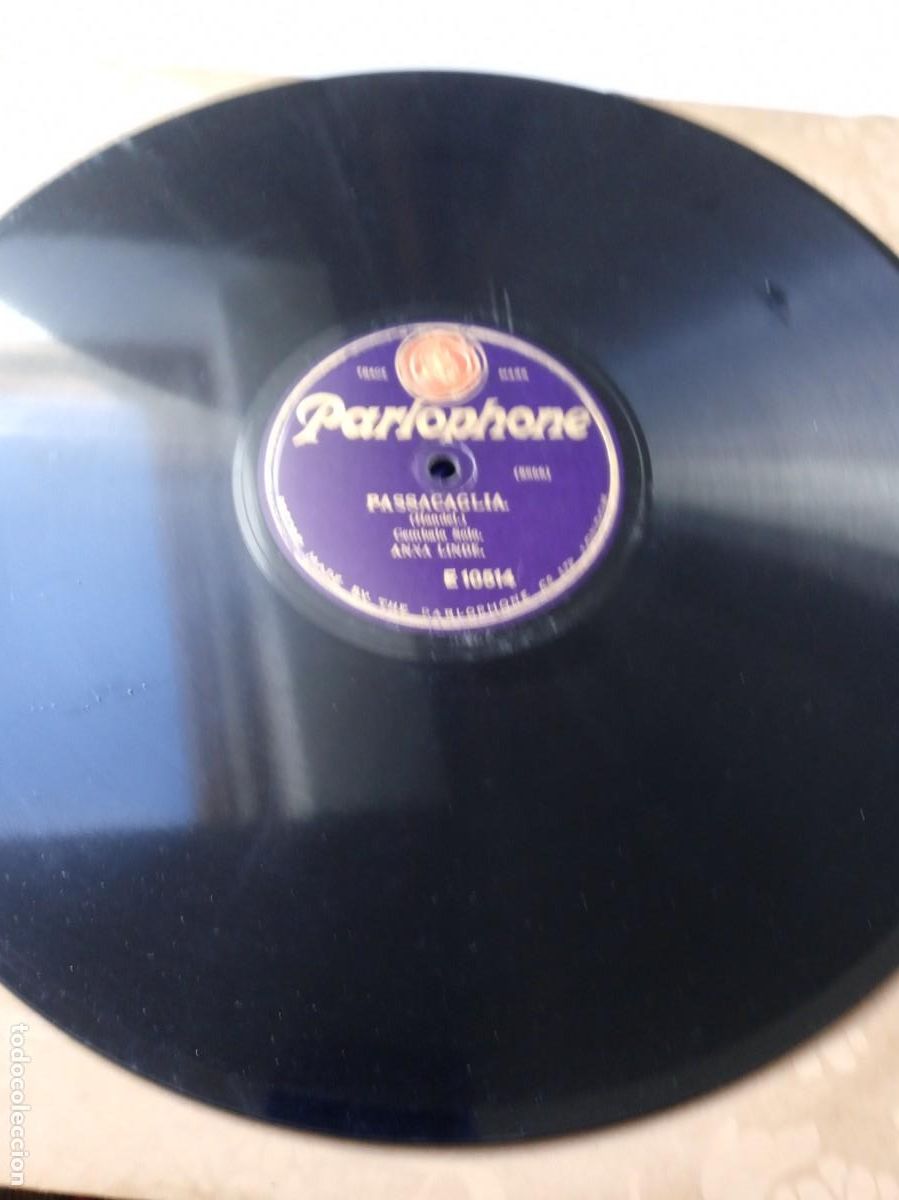 Discos de pizarra: ANNA LINDE Passacaglia / Le Cocou-Le tambourin - Foto 3