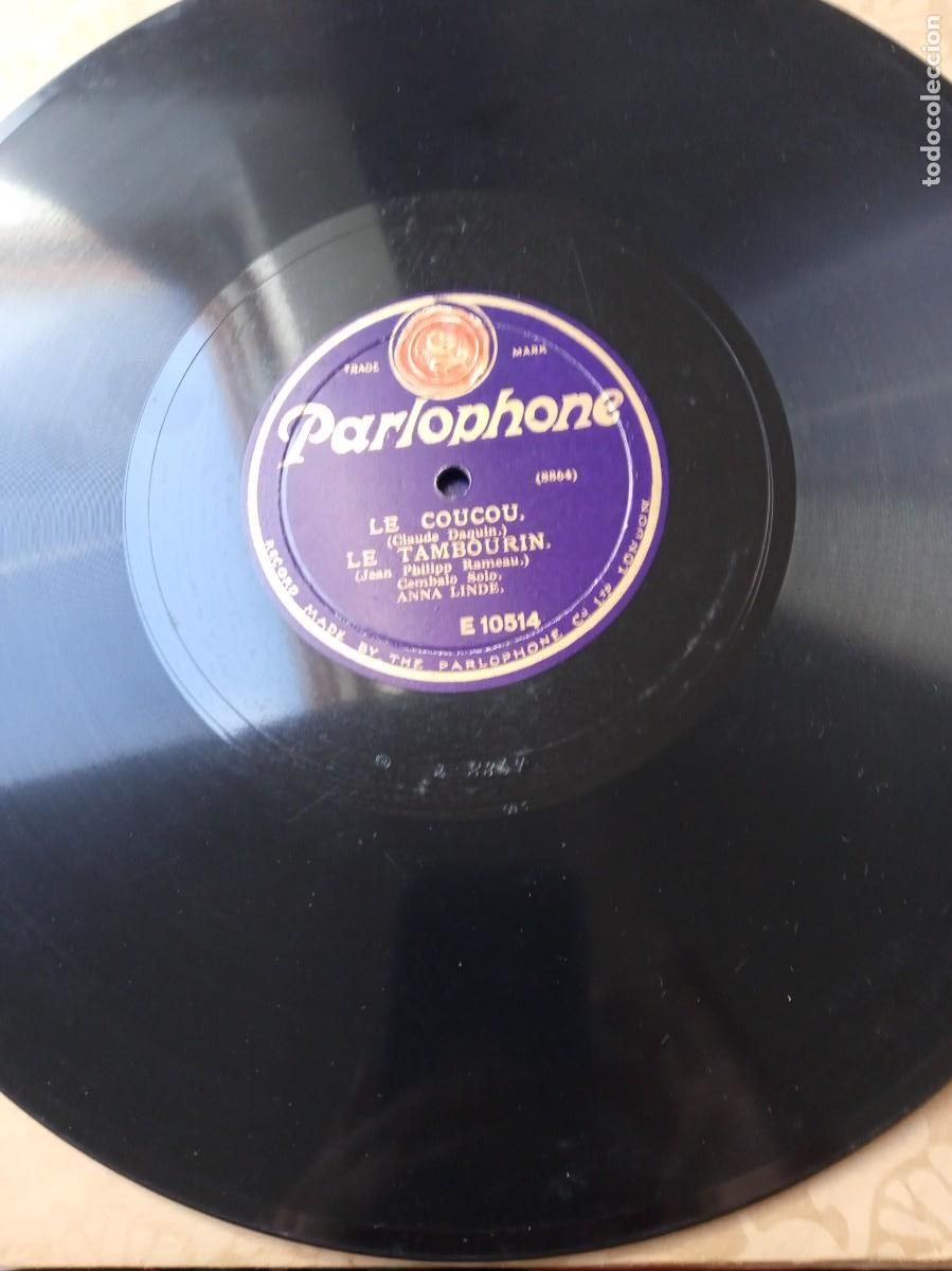 Discos de pizarra: ANNA LINDE Passacaglia / Le Cocou-Le tambourin - Foto 5