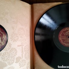 Discos de pizarra: ALBUM 1929 BACH. DIRIGE LEOPOLDO STOKOWSKI. PHILADELPHIA ORCHESTRA, 5 LP. VICTOR RECORDS.