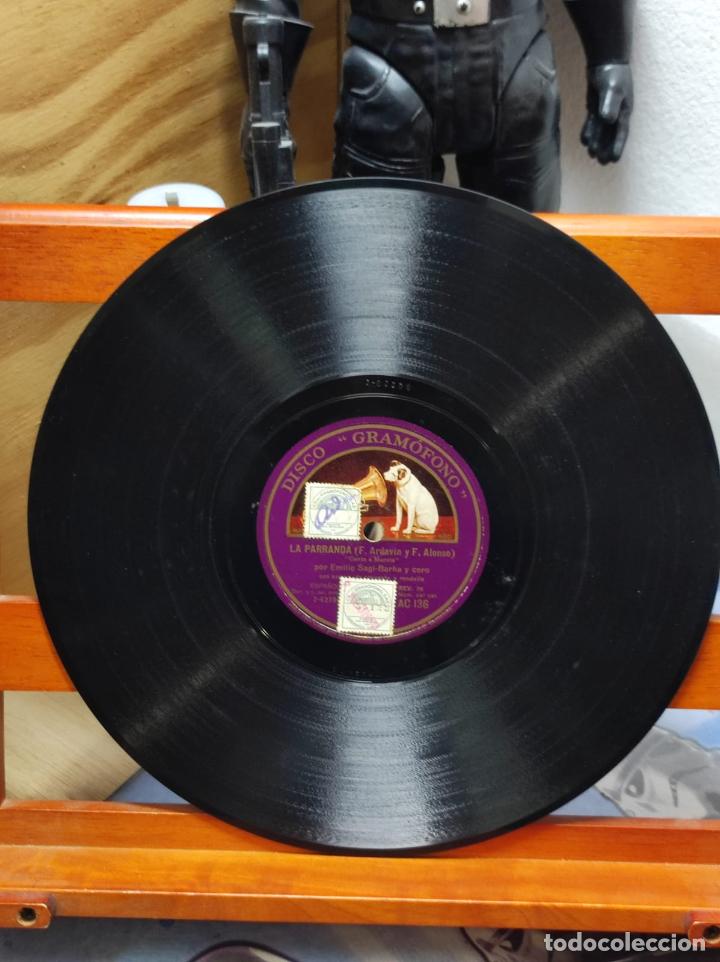 Discos de pizarra: PIZARRA - LA PARRANDA - ARDAVIN / ALONSO - 25 cm. (ref. 5/11) - Foto 2