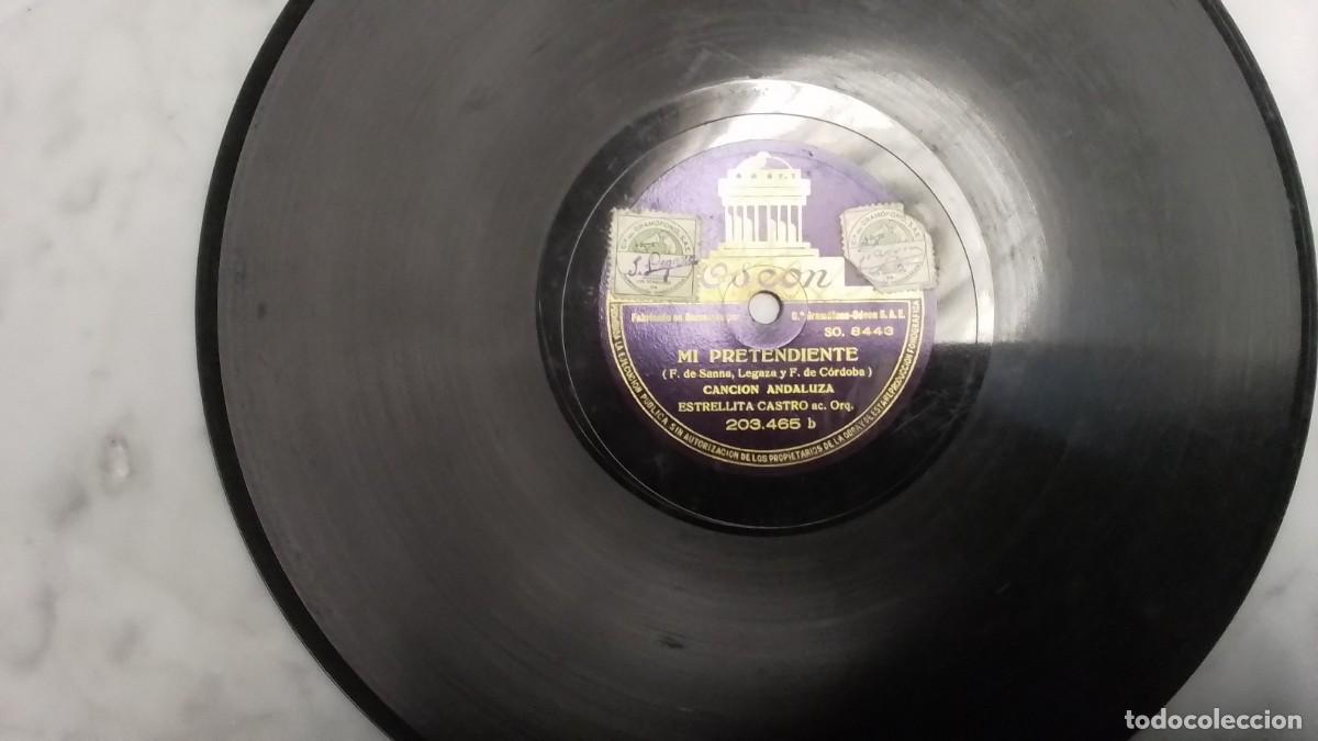 Discos de pizarra: 2 Discos pizarra Estrellita Castro - Foto 3