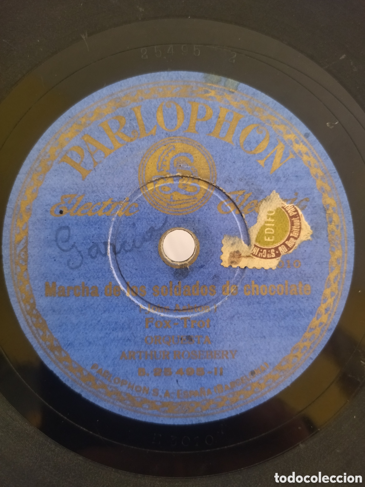 Discos de pizarra: Orquesta Arthur Rosebery - Foto 2
