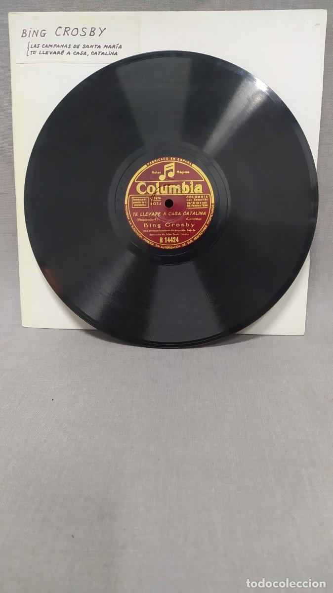 Discos de pizarra: Bing Crosby, Disco de pizarra. - Foto 2
