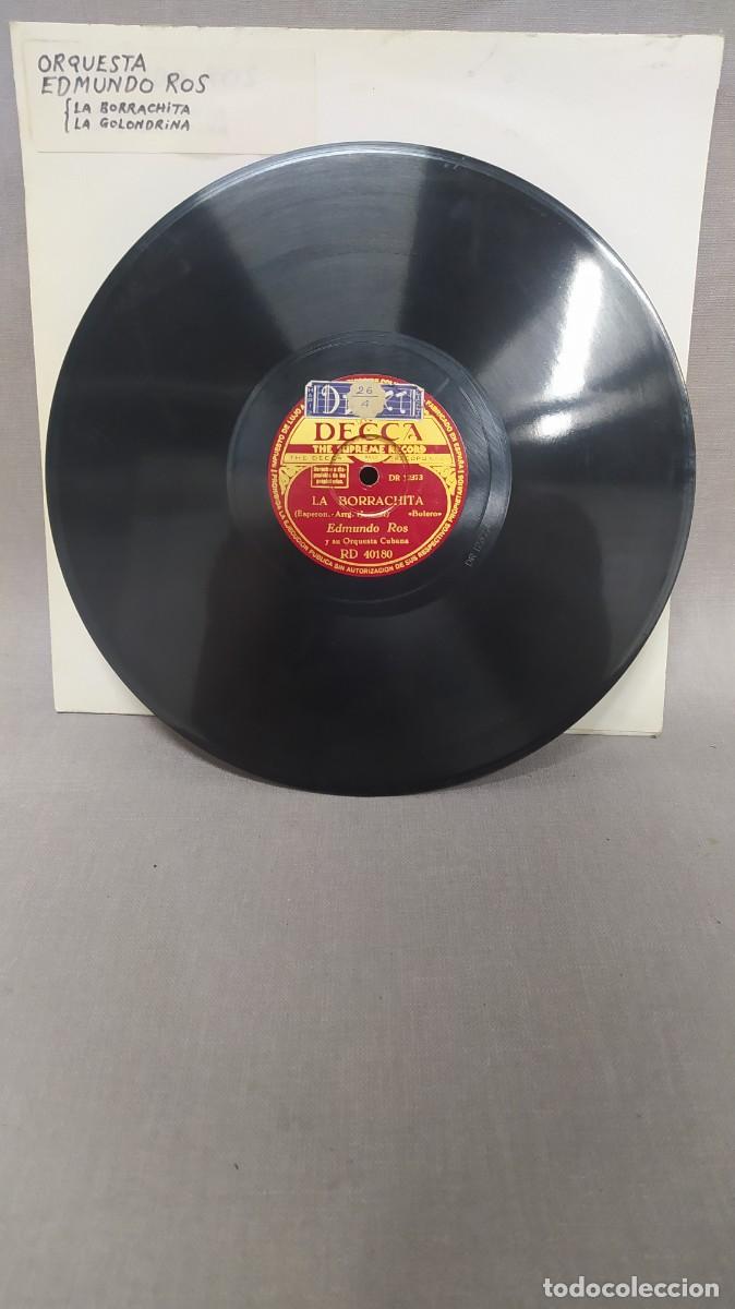 Discos de pizarra: Orquesta Edmundo Ros, Disco de pizarra. - Foto 1