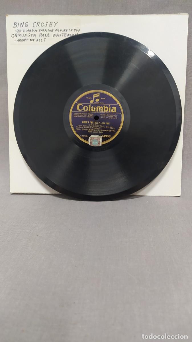 Discos de pizarra: Bing Crosby, Disco de pizarra. - Foto 1
