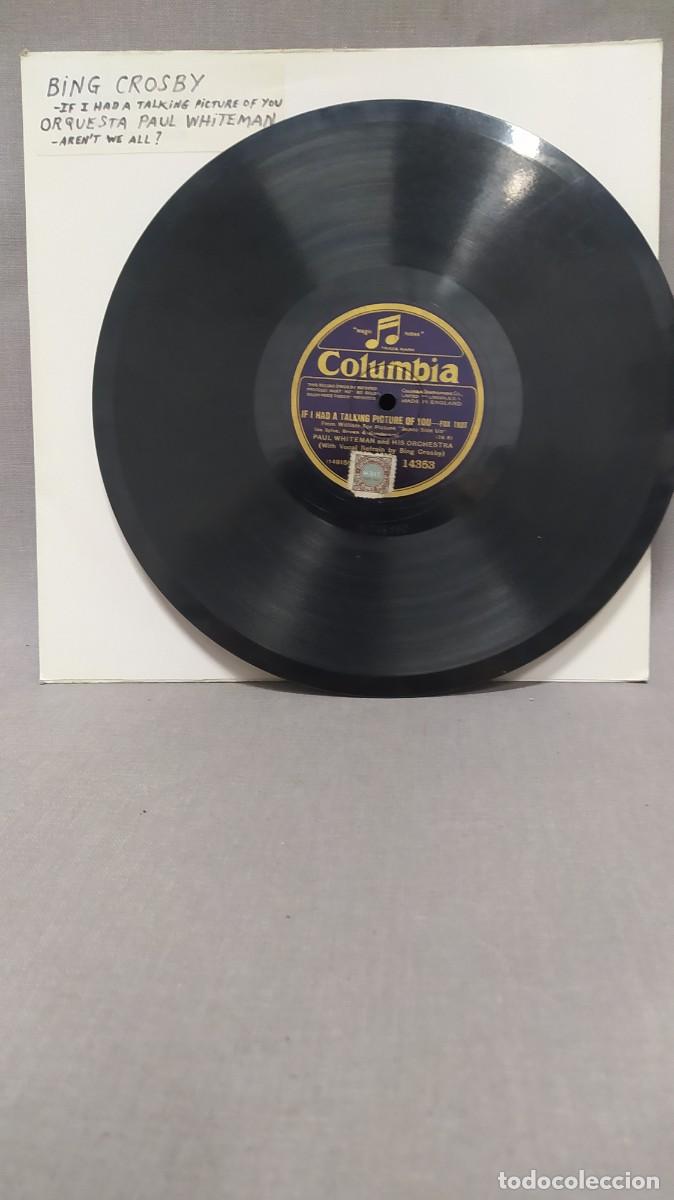 Discos de pizarra: Bing Crosby, Disco de pizarra. - Foto 2
