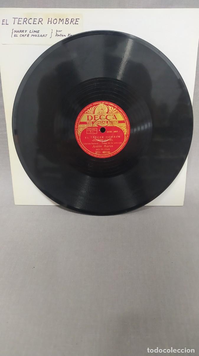 Discos de pizarra: El tercer hombre. Harry Lime - el caf&eacute; Mozart - Foto 1