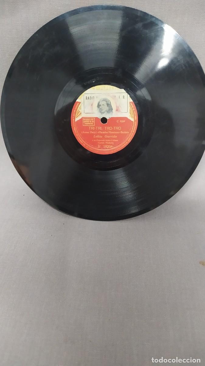 Discos de pizarra: Lola Garrido, Perversa / Tri-tri Tro-tro. Columbia - Foto 1