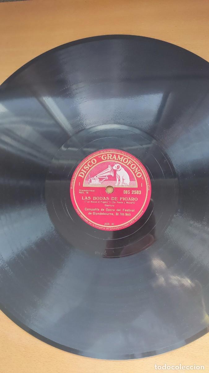 Discos de pizarra: DISCO DE PIZARRA &rdquo; LAS BODAS DE FIGARO &rdquo; MOZART, DISCO DE UNA CARA - Foto 1