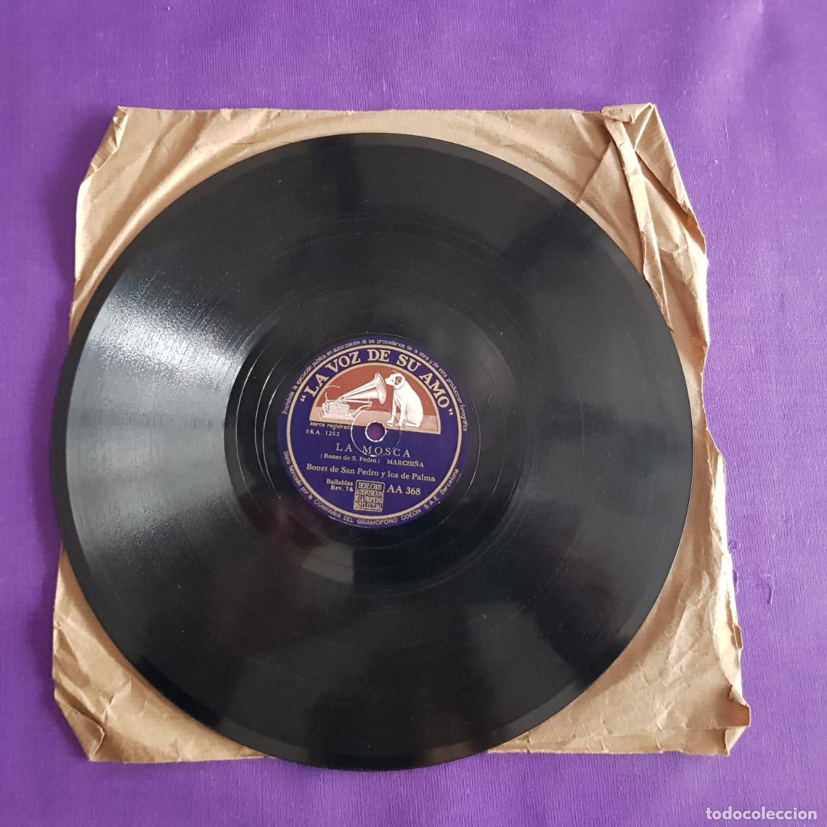 Discos de pizarra: Disco Piedra Pizarra Gram&oacute;fono - LA MOSCA - Foto 1