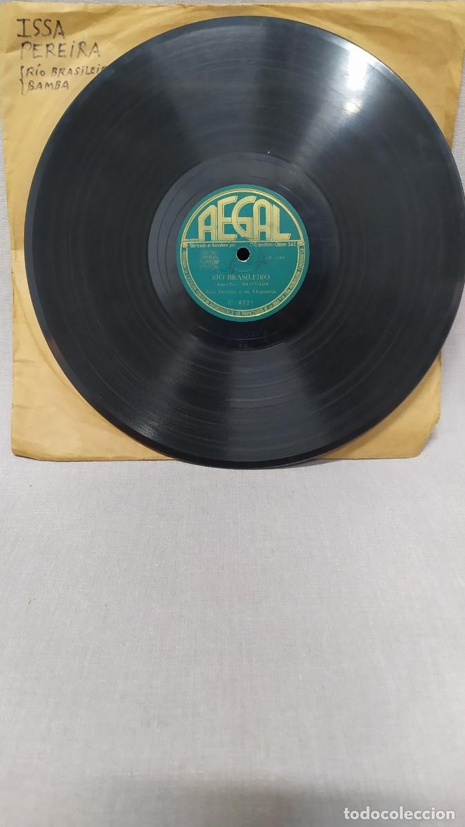 Discos de pizarra: Issa Pereira. R&iacute;o brasileiro / Bamba. Regal - Foto 1