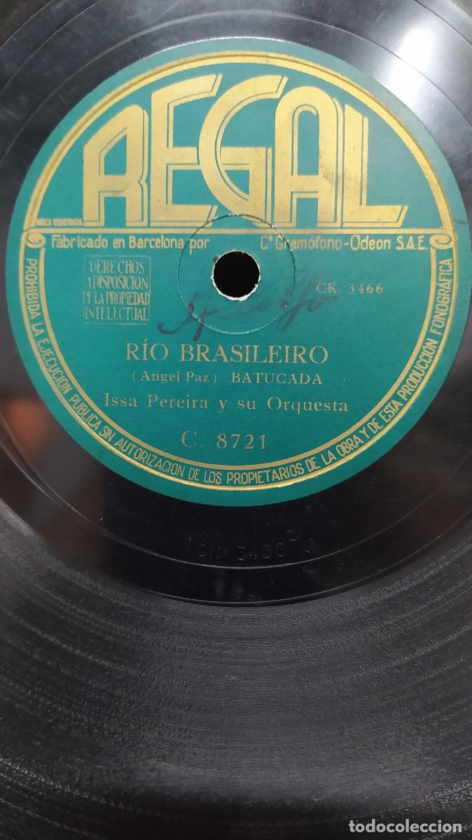 Discos de pizarra: Issa Pereira. R&iacute;o brasileiro / Bamba. Regal - Foto 2
