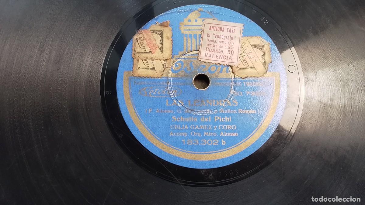 Discos de pizarra: Las Leandras. CELIA GAMEZ - Foto 1