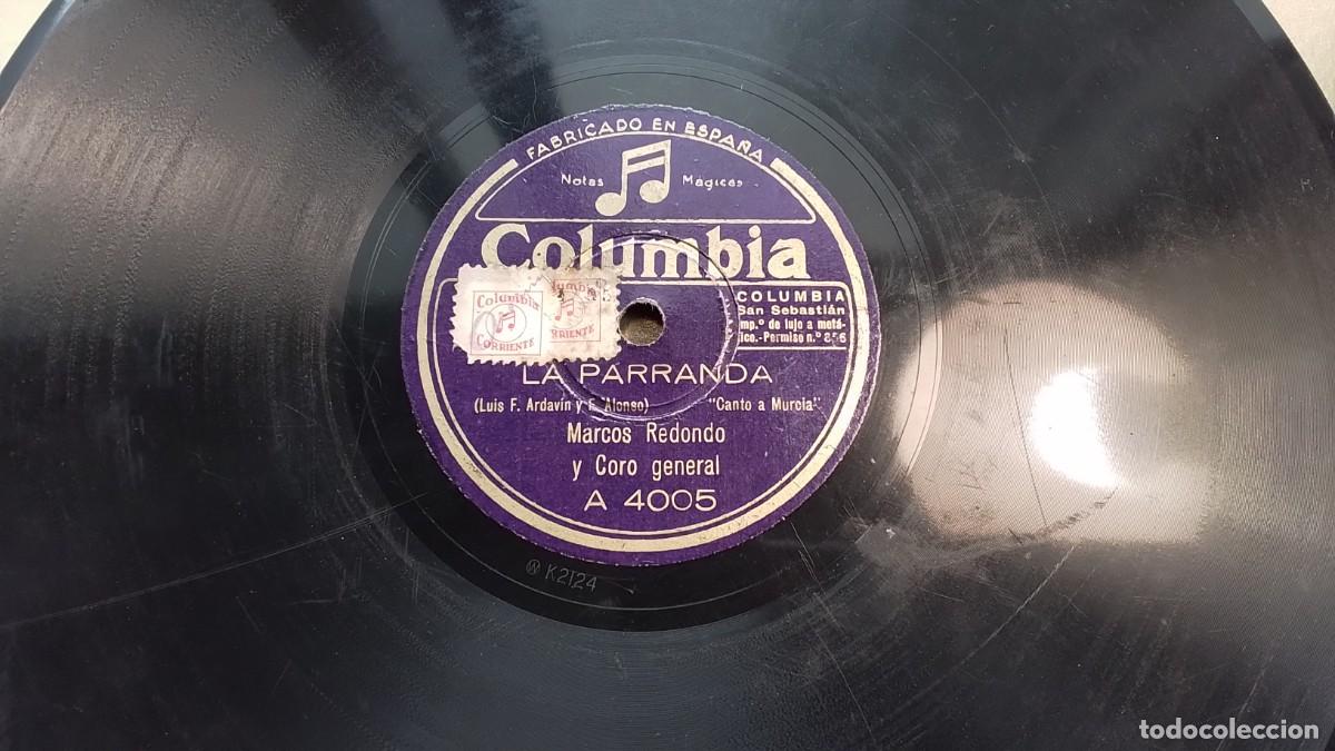 Discos de pizarra: La Parranda.Marcos redondo - Foto 1
