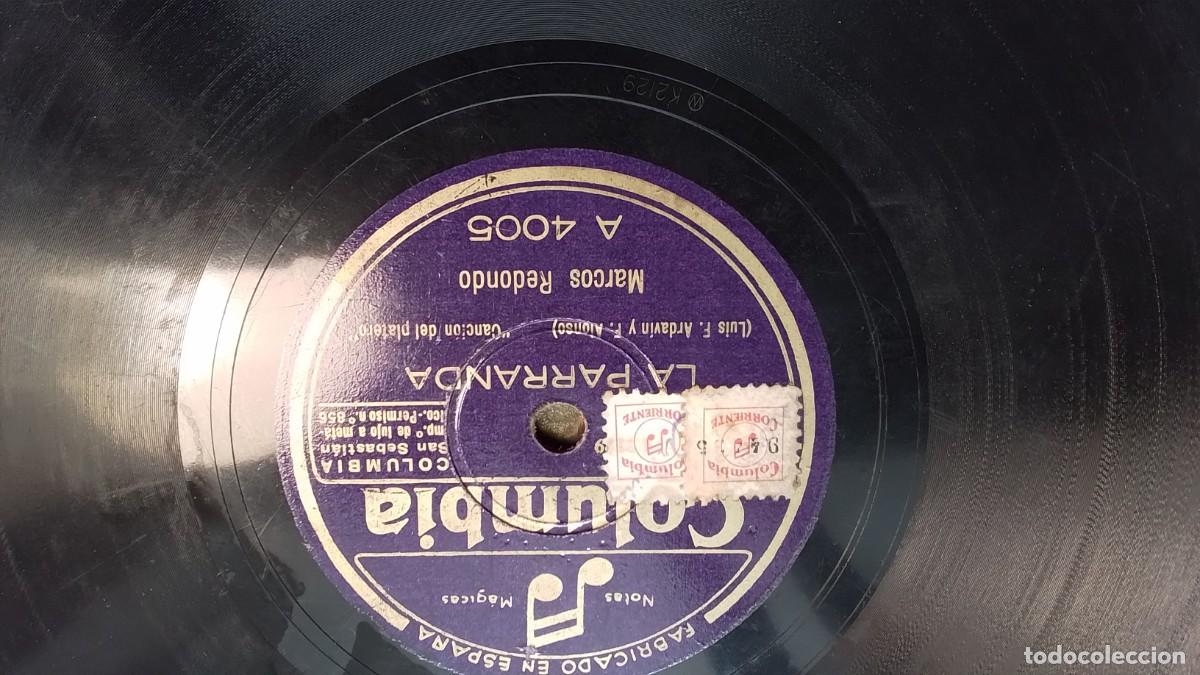 Discos de pizarra: La Parranda.Marcos redondo - Foto 2