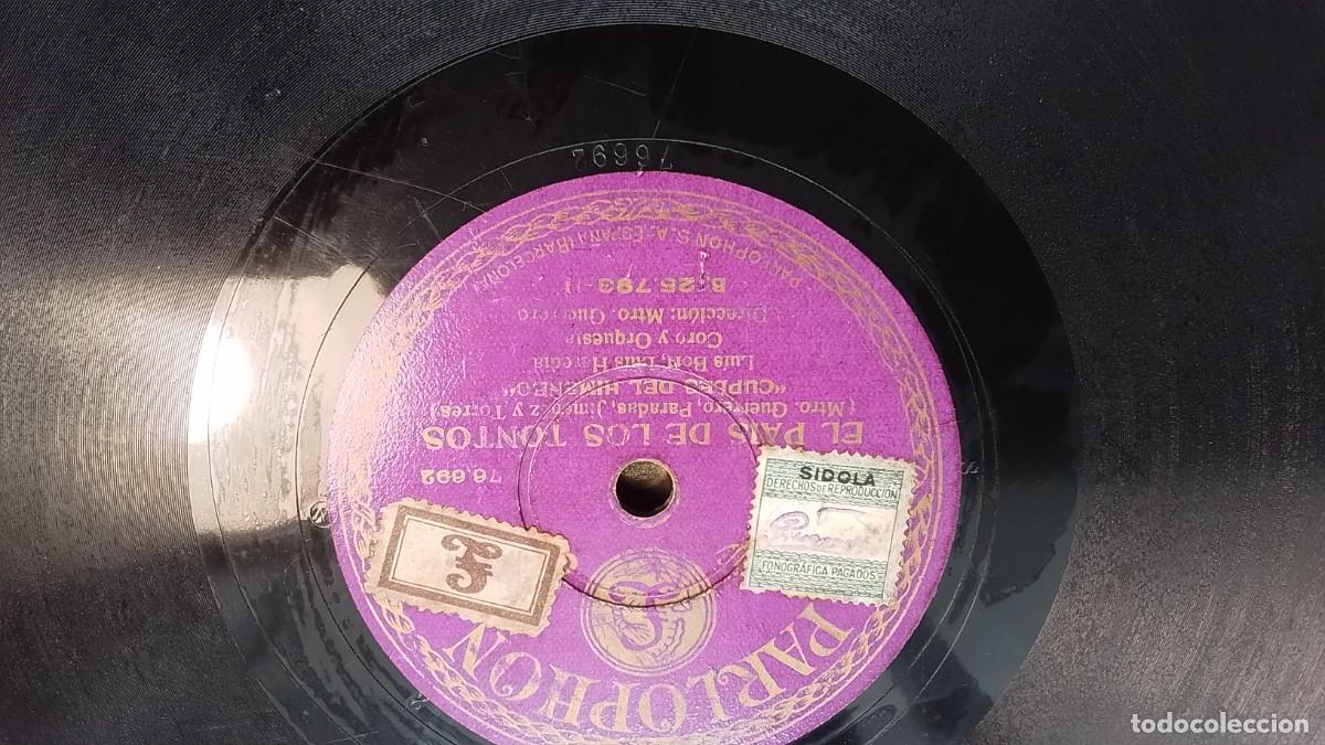 Discos de pizarra: El pais de los tontos - Foto 2