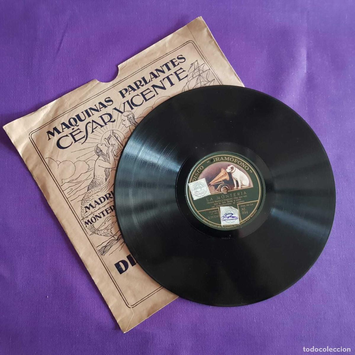 Discos de pizarra: Disco Gram&oacute;fono - La Voz De Su Amo - &rdquo;La Monteria&rdquo; - Foto 1