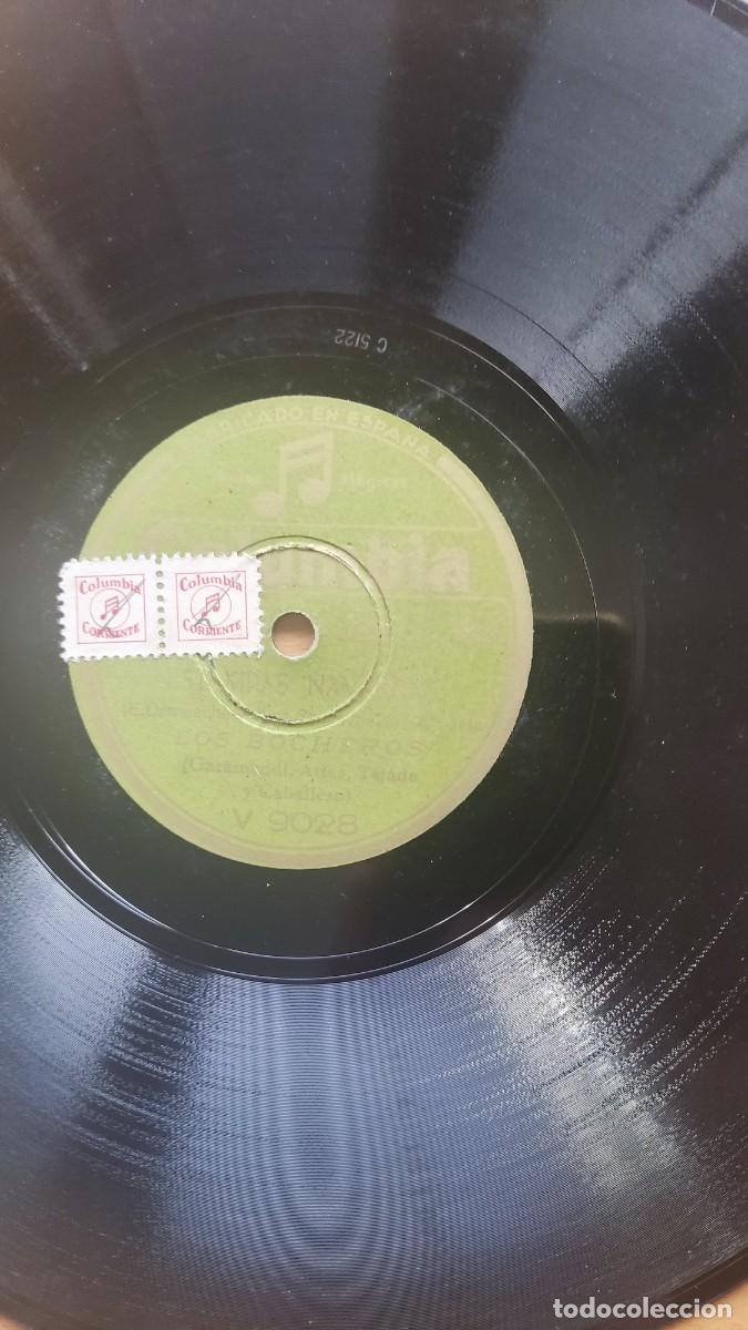 Discos de pizarra: DISCO DE PIZARRA &rdquo; ESTAMPAS NAVARRAS &rdquo; ( LOS SANFERMINES 1&ordf; Y 2&ordf; PARTE) LOS BOCHEROS - Foto 2