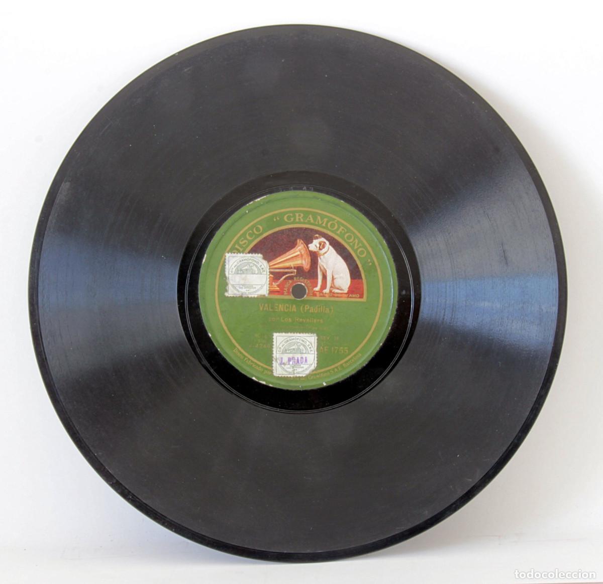 Discos de pizarra: Lote de 6 discos de pizarra. La Voz de su Amo - Foto 5