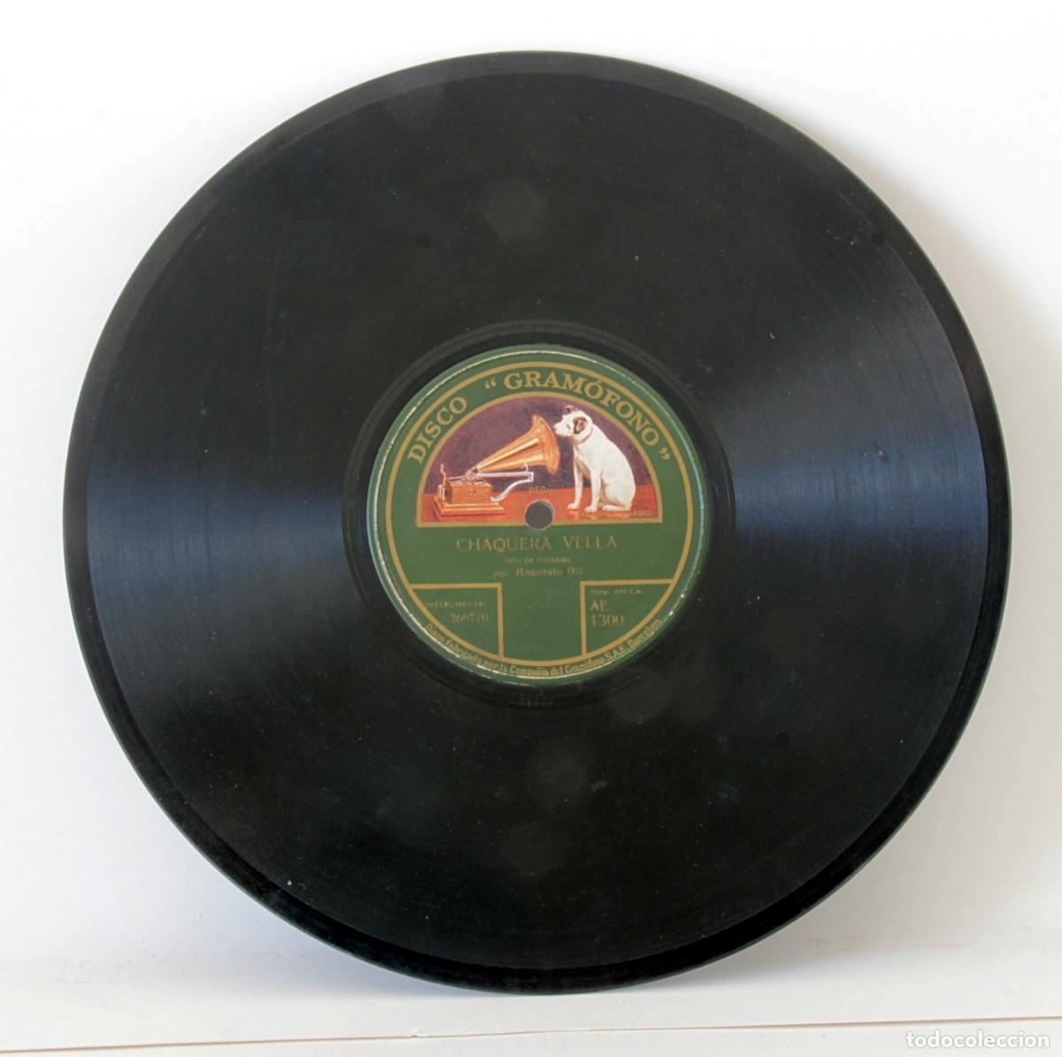 Discos de pizarra: Lote de 6 discos de pizarra. La Voz de su Amo - Foto 7