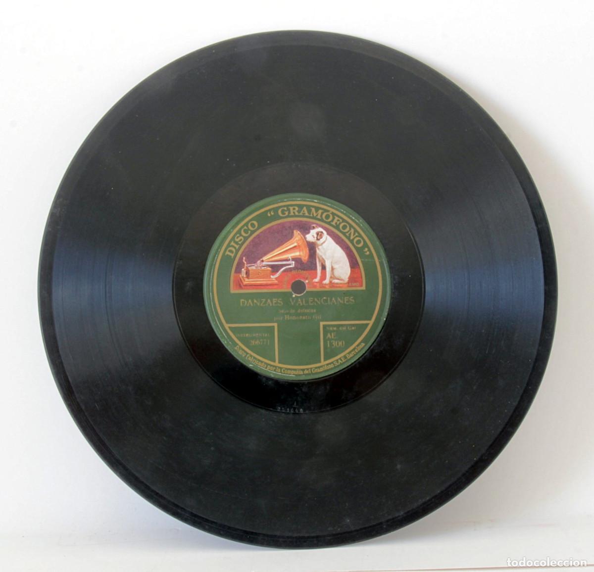Discos de pizarra: Lote de 6 discos de pizarra. La Voz de su Amo - Foto 8