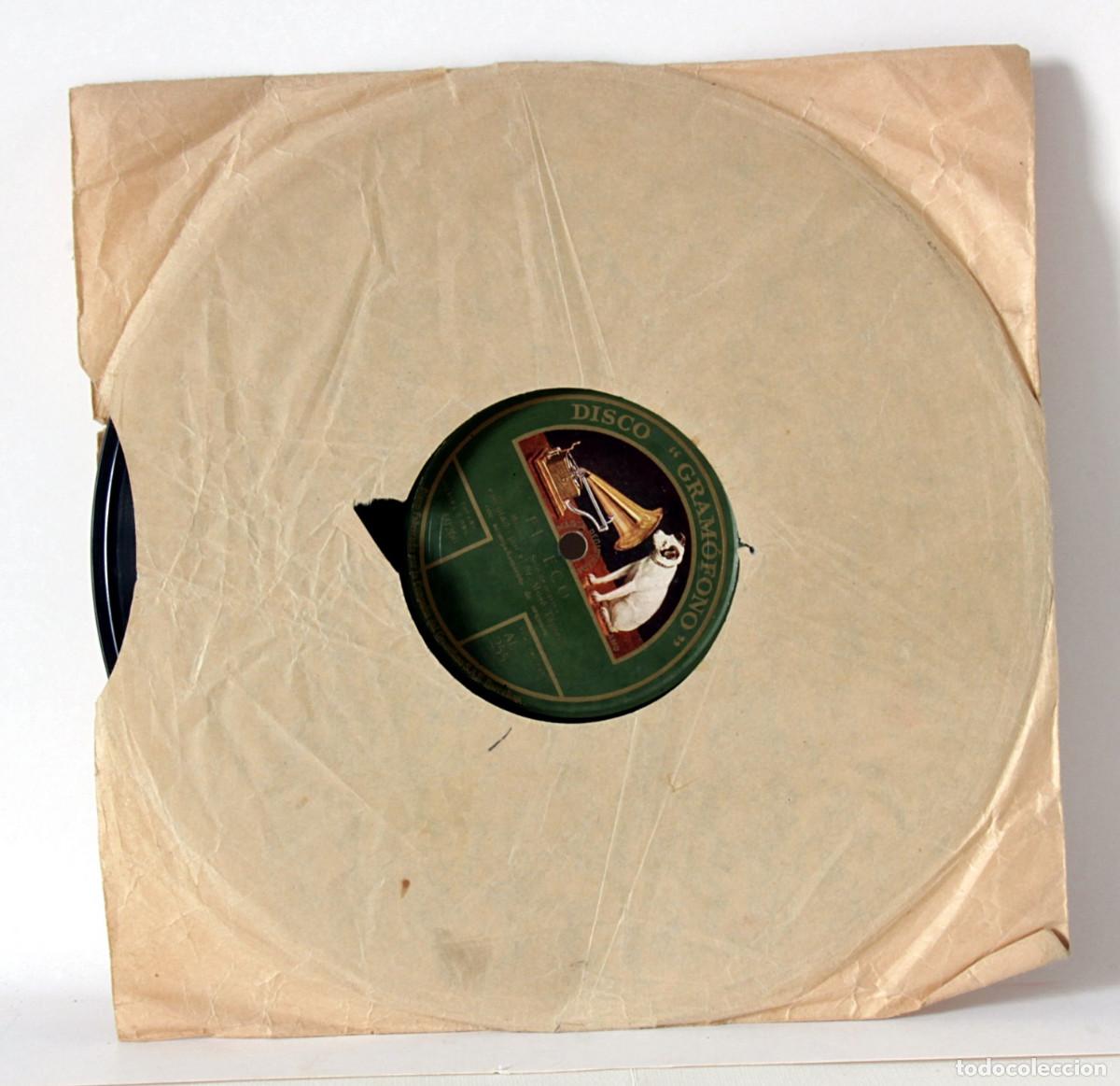 Discos de pizarra: Lote de 6 discos de pizarra. La Voz de su Amo - Foto 9