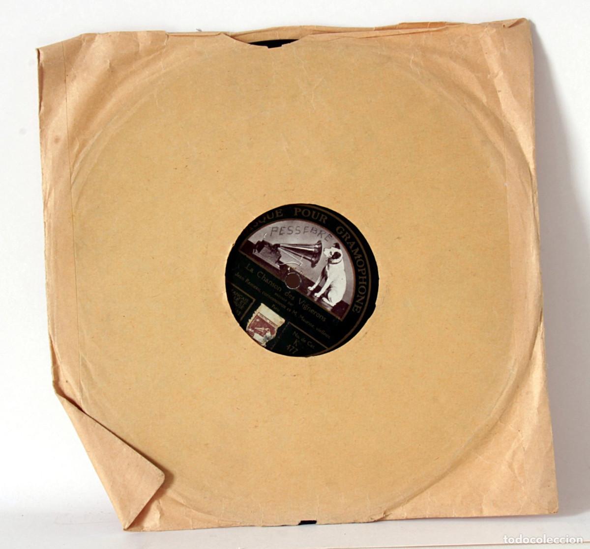 Discos de pizarra: Lote de 6 discos de pizarra. La Voz de su Amo - Foto 12
