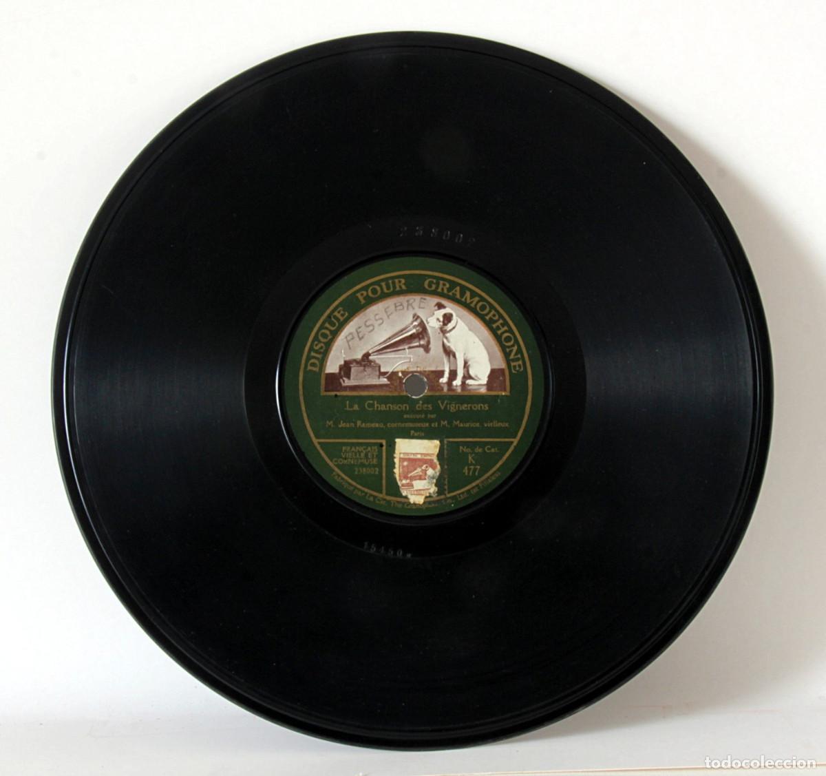 Discos de pizarra: Lote de 6 discos de pizarra. La Voz de su Amo - Foto 13