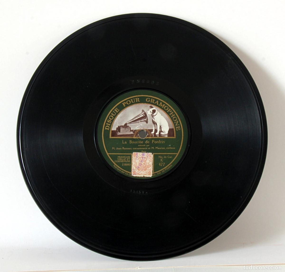 Discos de pizarra: Lote de 6 discos de pizarra. La Voz de su Amo - Foto 14