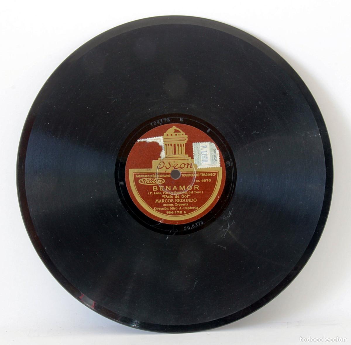 Discos de pizarra: Lote de 10 discos de pizarra. Odeon - Foto 4