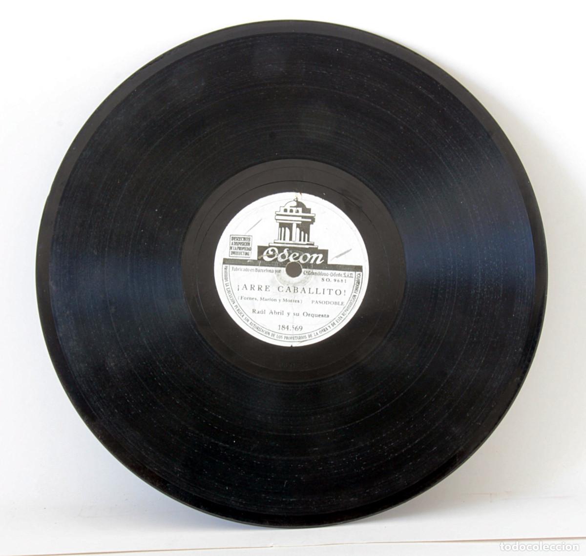 Discos de pizarra: Lote de 10 discos de pizarra. Odeon - Foto 7