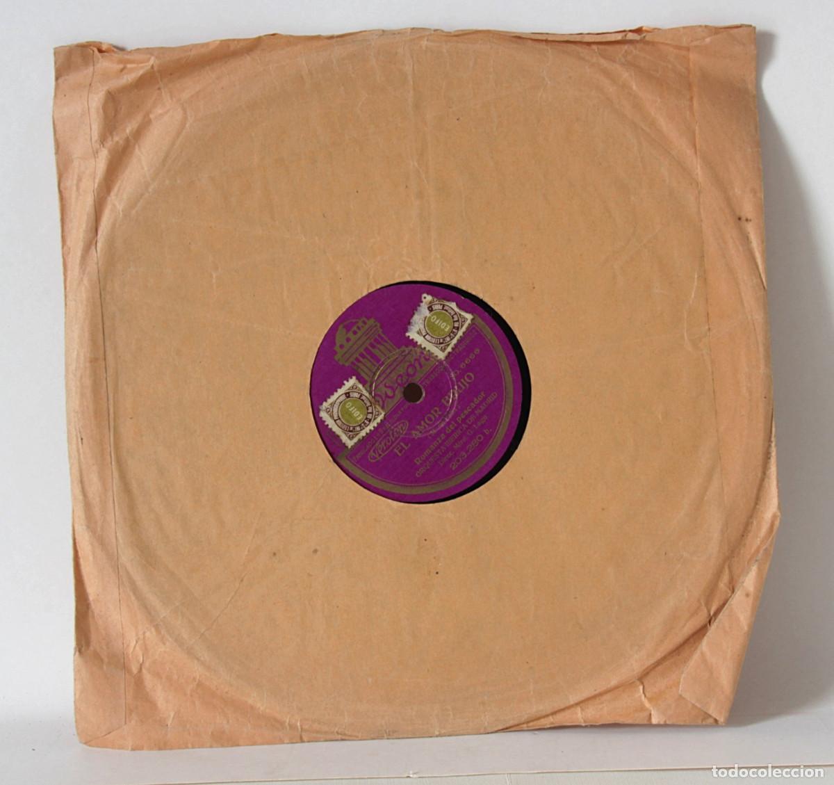 Discos de pizarra: Lote de 10 discos de pizarra. Odeon - Foto 11