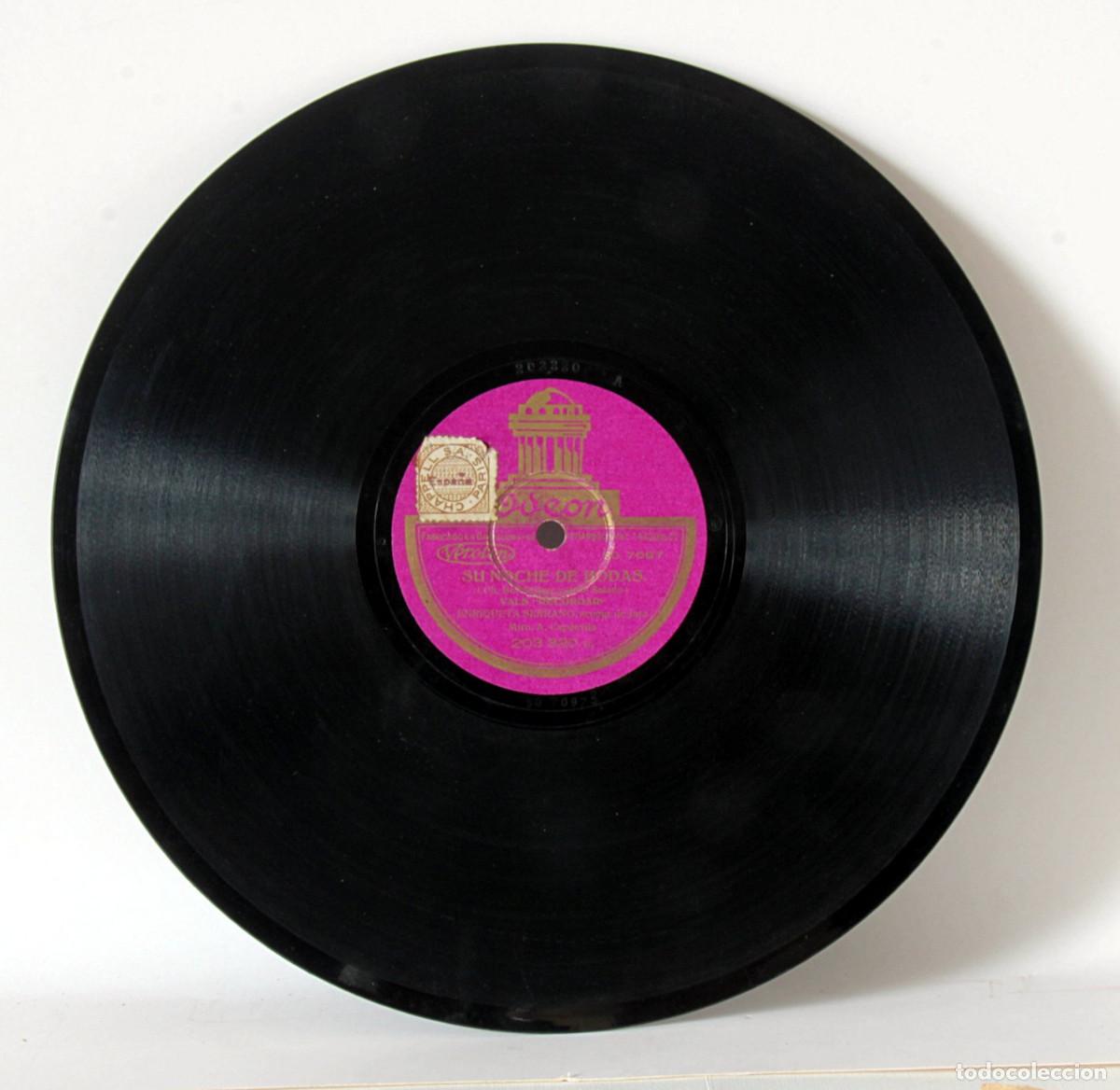 Discos de pizarra: Lote de 10 discos de pizarra. Odeon - Foto 15