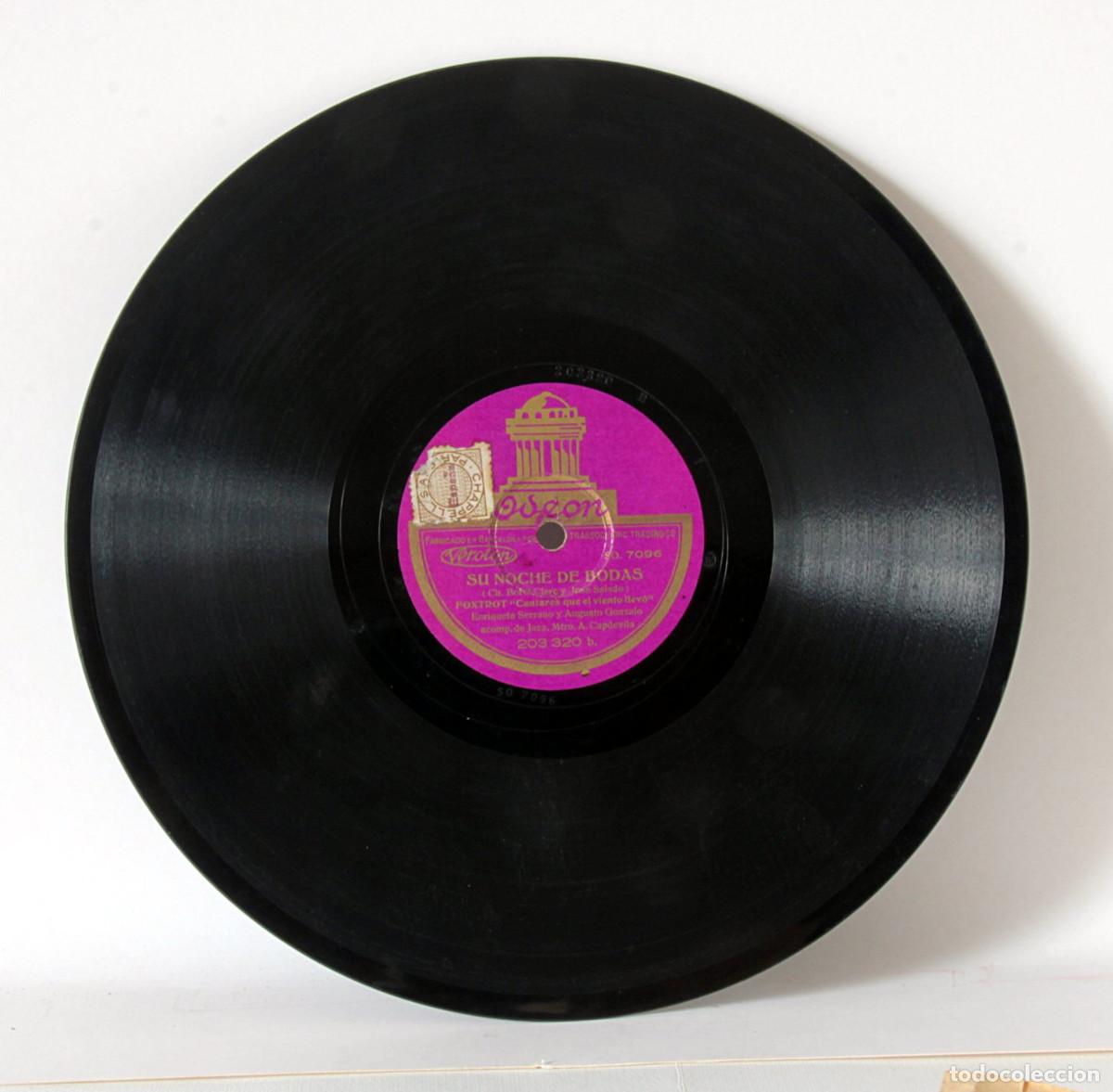 Discos de pizarra: Lote de 10 discos de pizarra. Odeon - Foto 16