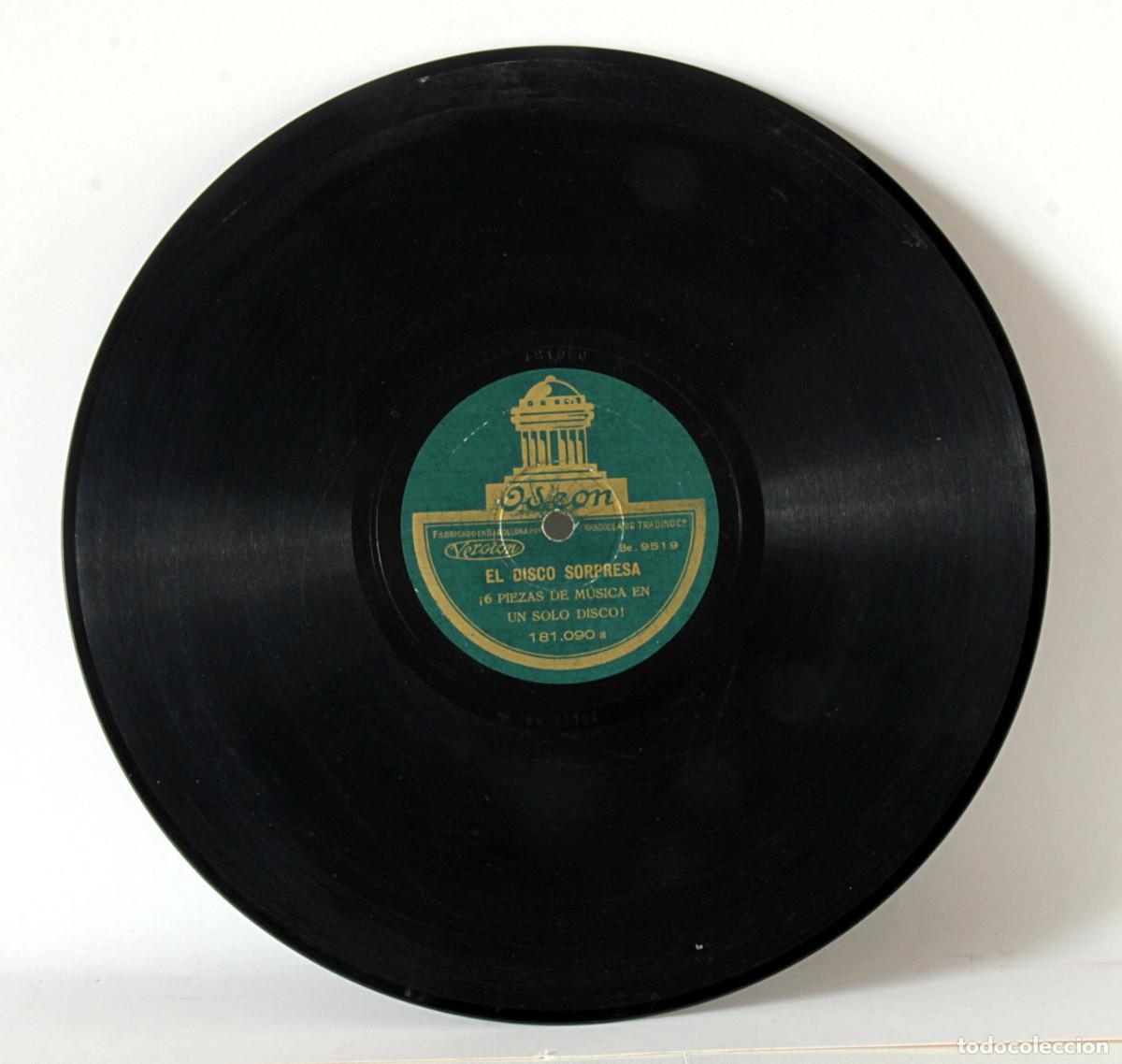 Discos de pizarra: Lote de 10 discos de pizarra. Odeon - Foto 18