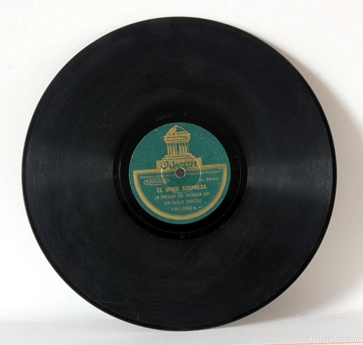 Discos de pizarra: Lote de 10 discos de pizarra. Odeon - Foto 19