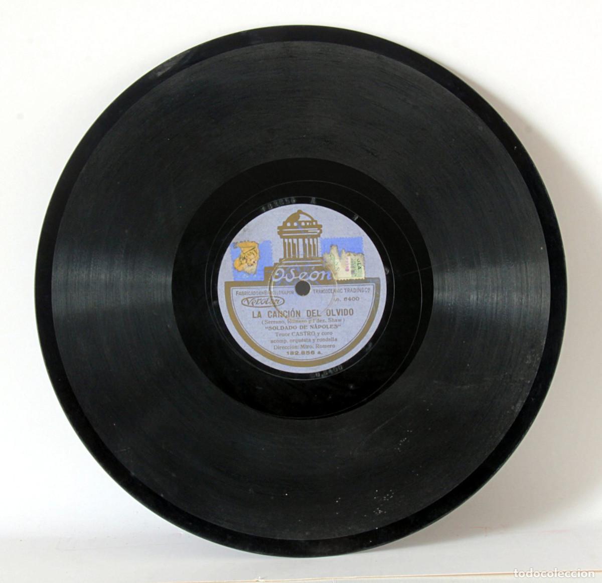 Discos de pizarra: Lote de 10 discos de pizarra. Odeon - Foto 22