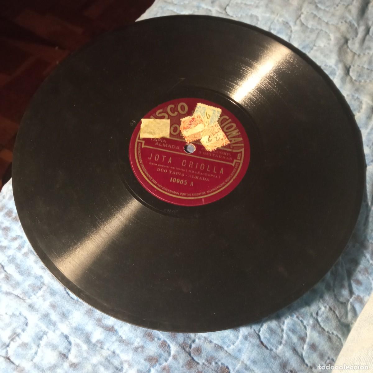 Discos de pizarra: Jota criolla/cortando flores - Foto 2