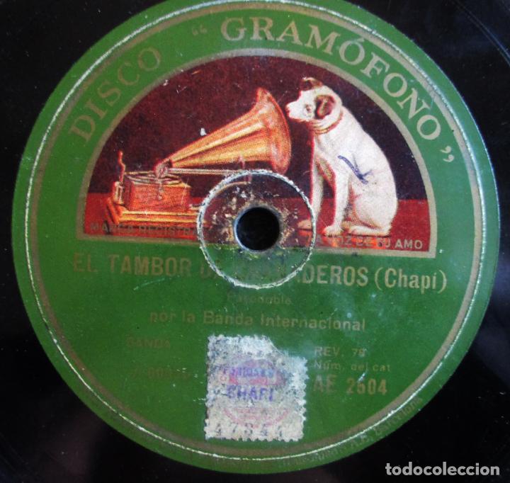 Discos de pizarra: EL GATO MONT&Eacute;S, PENELLA / EL TAMBOR DE GRANADEROS. CHAP&Iacute;. PASODOBLES. - Foto 2