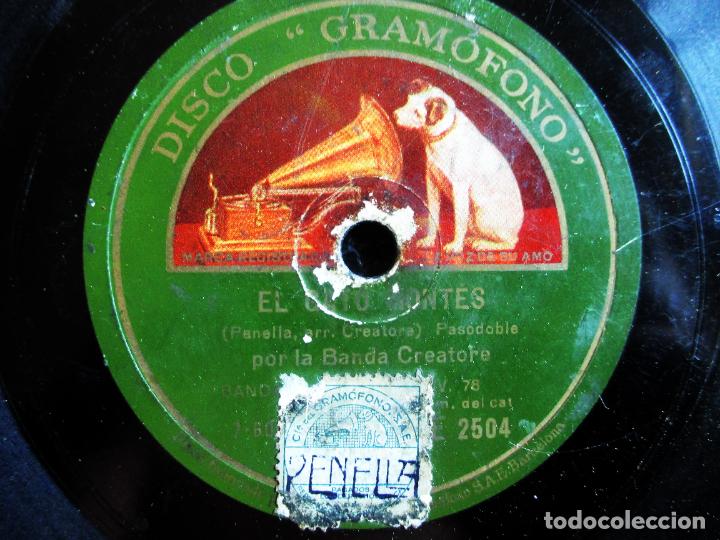 Discos de pizarra: EL GATO MONT&Eacute;S, PENELLA / EL TAMBOR DE GRANADEROS. CHAP&Iacute;. PASODOBLES. - Foto 1