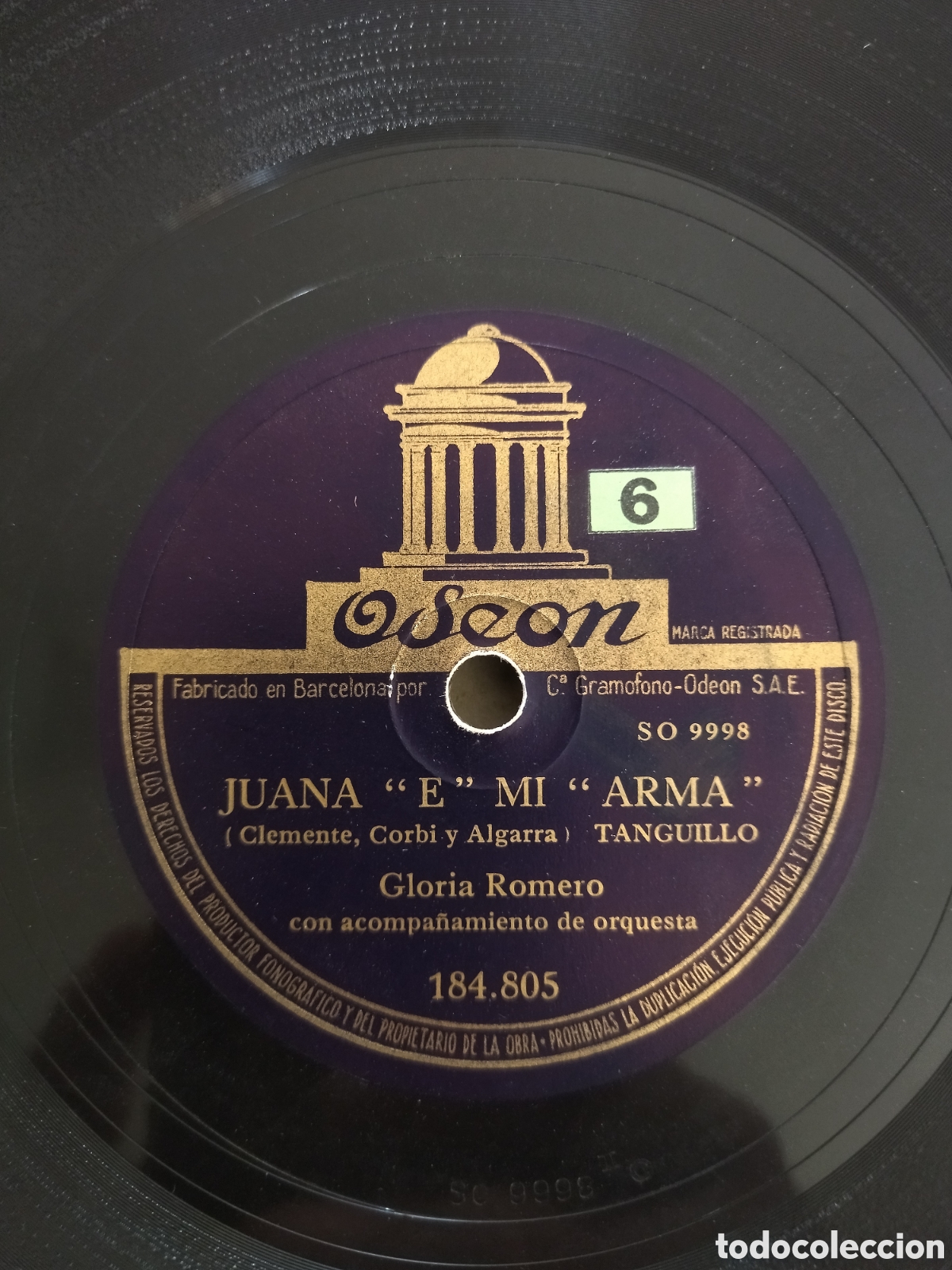 Discos de pizarra: Gloria Romero - Foto 2