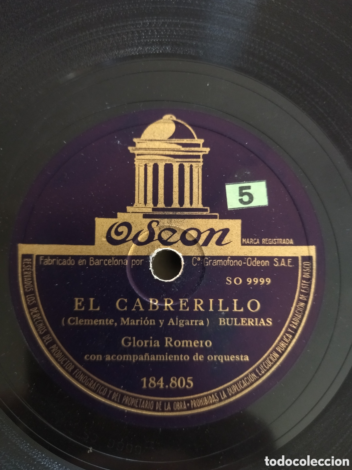 Discos de pizarra: Gloria Romero - Foto 1