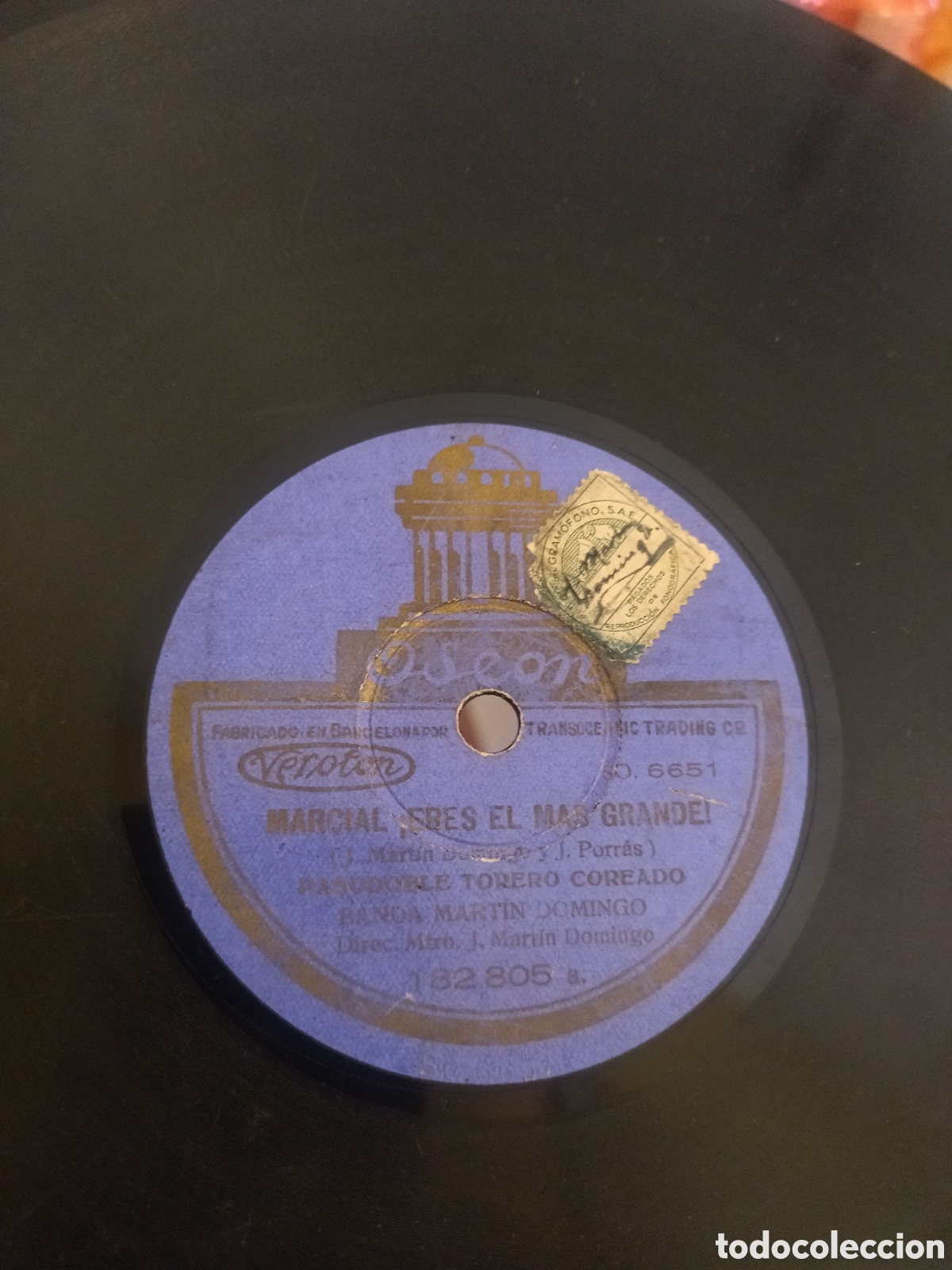 Discos de pizarra: Banda Mart&iacute;n Domingo - Foto 1