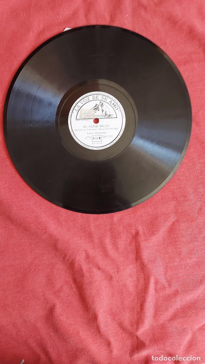 Discos de pizarra: ( N&ordm;90 )AMOR BRUJO DE FALLA ARTHUR RUBINSTEIN, DISCO ESTA PROBADO, 25 CM - Foto 3
